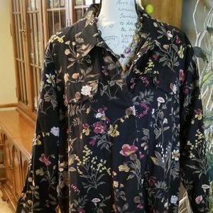 Flowered Jacket   100% Cotton
